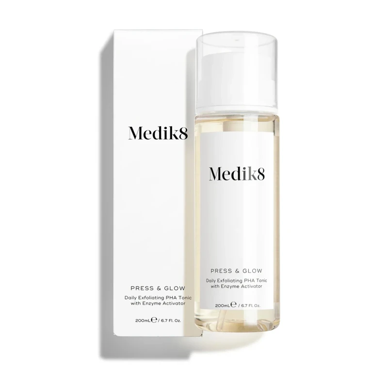 Medik8 Press & Glow | Illuminating PHA Toner for Radiance 200 ml