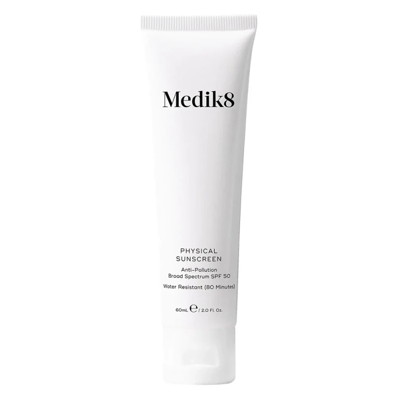 Medik8 Physical Sunscreen SPF50 | Mineral Sunscreen SPF50 60 ml