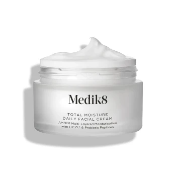 Medik8 Total Moisture Daily Facial Cream | Moisturising Daily Face Cream with Prebiotic Peptides 50 ml