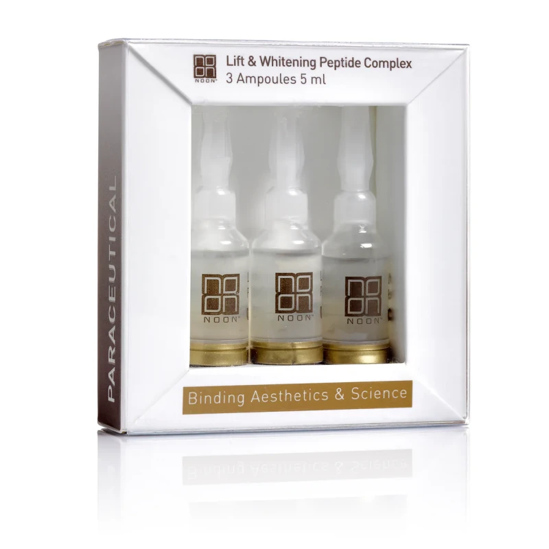 NOON Aesthetics Lift & Whitening Peptide Complex | Lifting and Pigmentation-Reducing Peptide Serum 3 × 5 ml