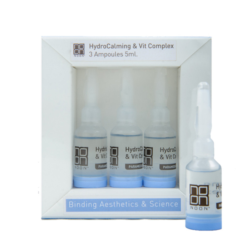 NOON Aesthetics HydroCalming + Vit Complex | Soothing and Restorative Serum 3x5 ml