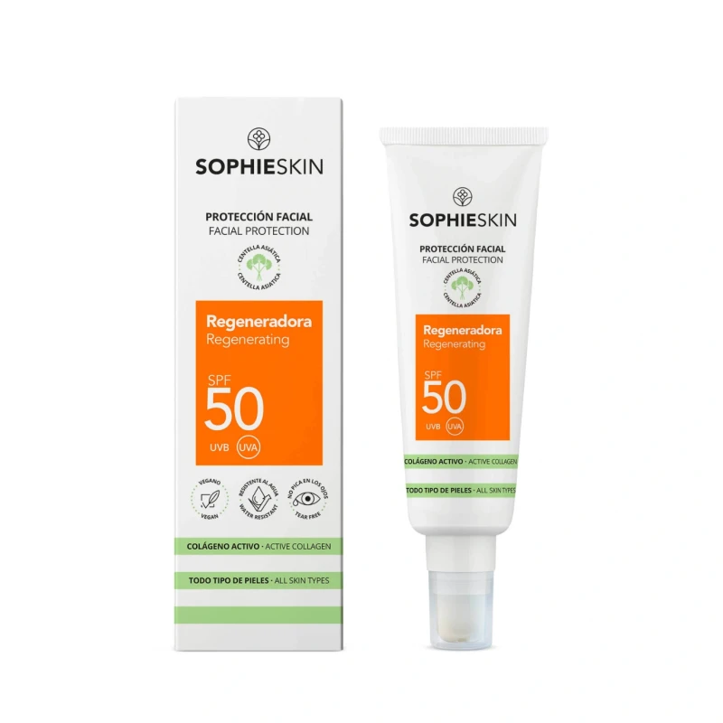 Sophie Skin Regenerating SPF50 | Repairing Facial Sunscreen SPF50 50 ml