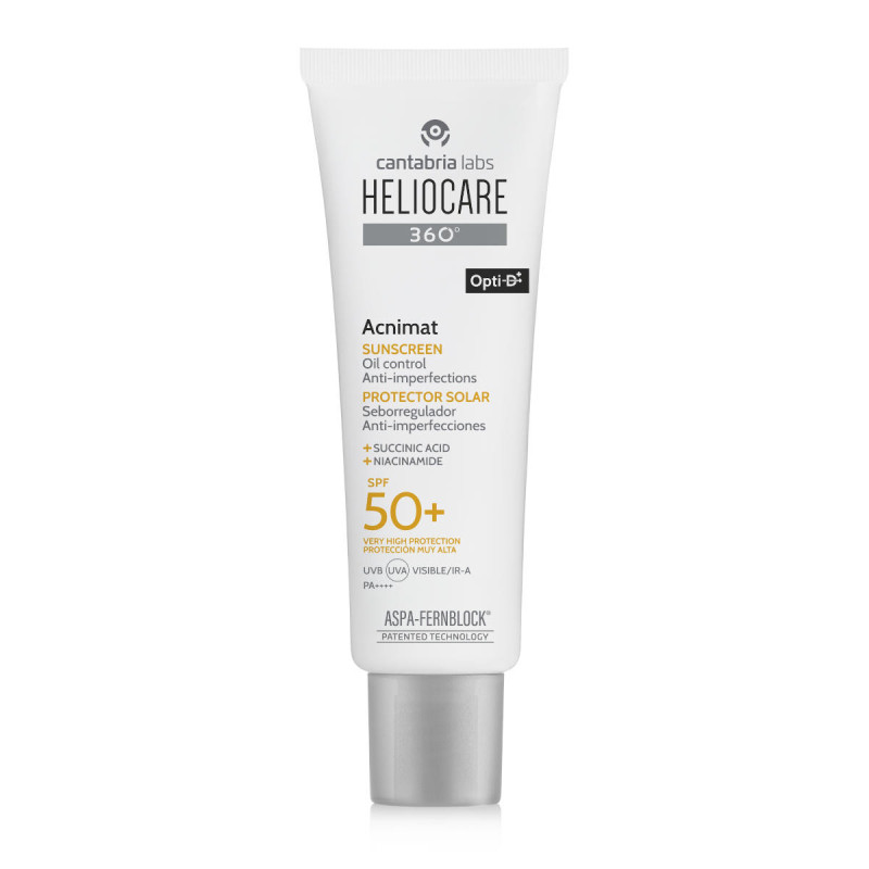 HELIOCARE 360° ACNIMAT SPF50 | Sunscreen for Oily and Acne-Prone Skin, 50 ml