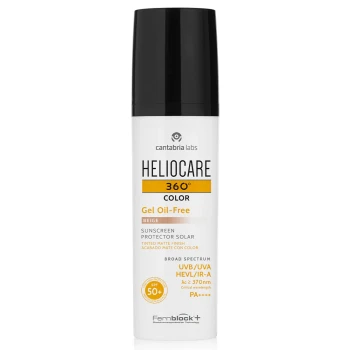 HELIOCARE 360° Gel Oil-Free SPF50+ | Tinted sunscreen gel for oily skin (Beige), 50 ml