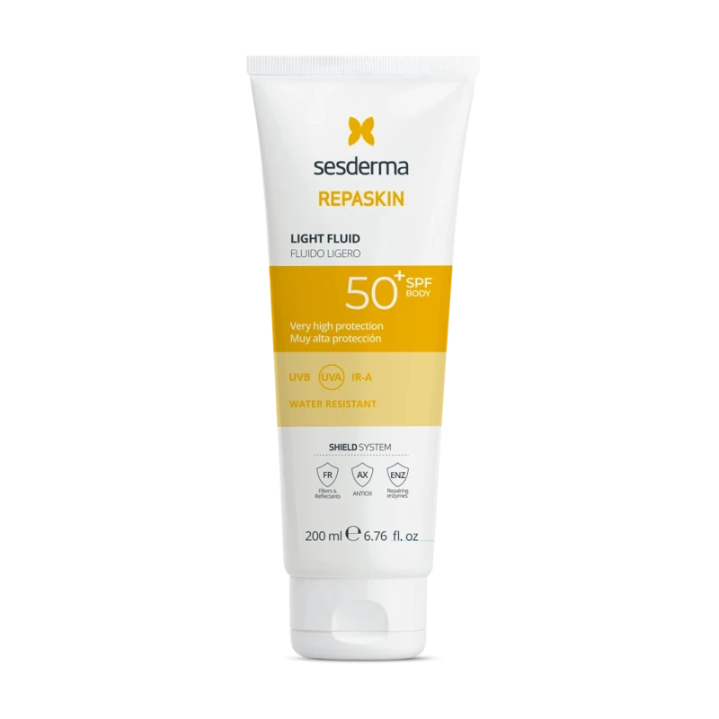 Sesderma Repaskin Light Fluid SPF50 | Body Sunscreen 200 ml