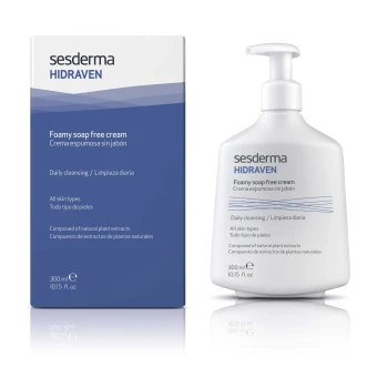 Sesderma Hidraven Foamy Soap Free Cream | Soap-Free Cleansing Foam 300 ml