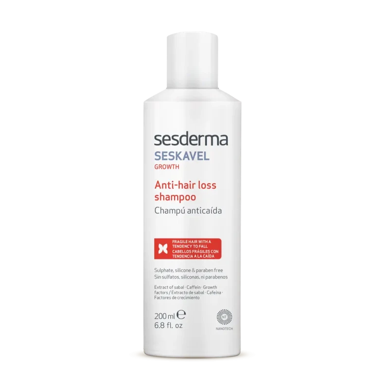 Sesderma Seskavel Growth Anti-Hair Loss Shampoo | Shampoo Against Hair Loss 200 ml