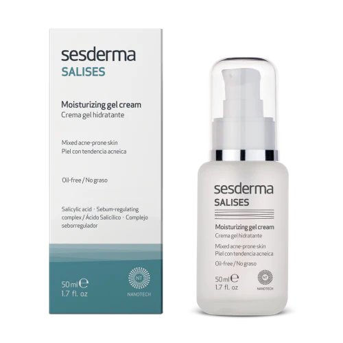 Sesderma Salises Moisturising Gel Cream | Gel Cream for Combination Skin 50 ml