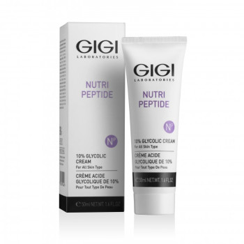 GIGI Nutri Peptide Glycolic Cream | Cream with 10% Glycolic Acid