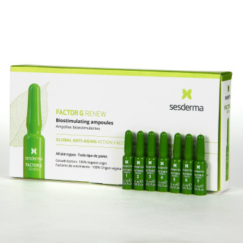 Sesderma Factor G Biostimulating Ampoules | Intensive Rejuvenating Ampoules 7 x 1.5 ml