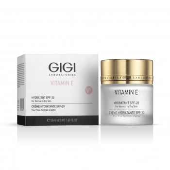 GIGI Vitamin E Moisturizer For Dry Skin SPF20 | moisturizing cream for dry skin 50 ml
