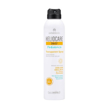 HELIOCARE 360° Pediatrics Transparent Spray SPF50+ | Transparent Sunscreen Spray for Children, 200 ml