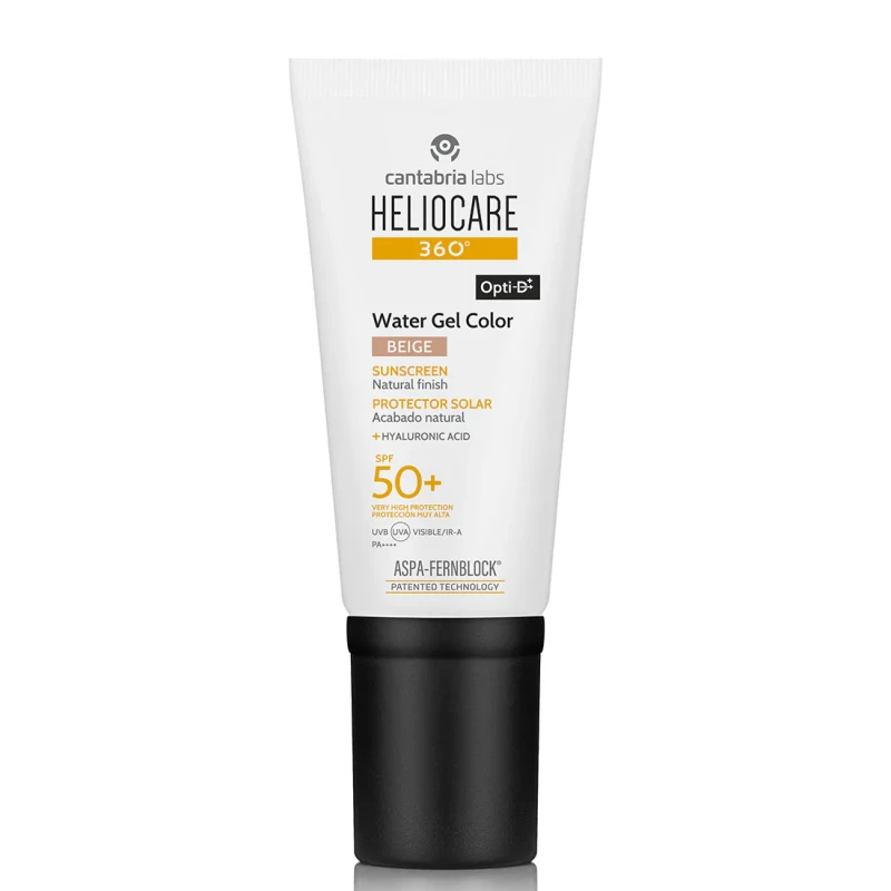 HELIOCARE 360° WATER GEL COLOR SPF50+ | Moisturising Tinted Sunscreen (Beige), 50 ml