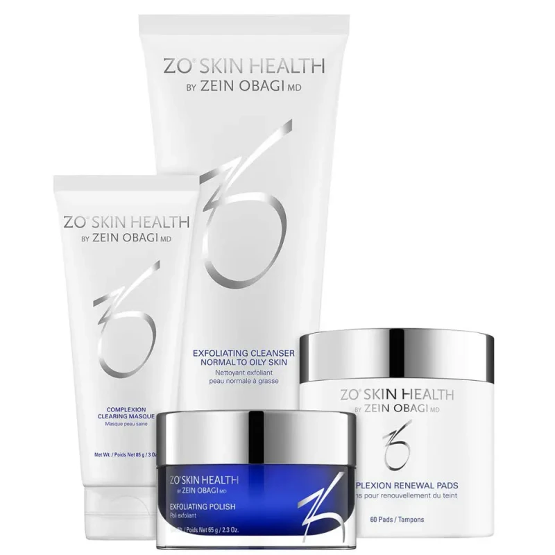 ZO Skin Health Complexion Clearing Program | Clarifying Skincare Set for Oily and Acne-Prone Skin
