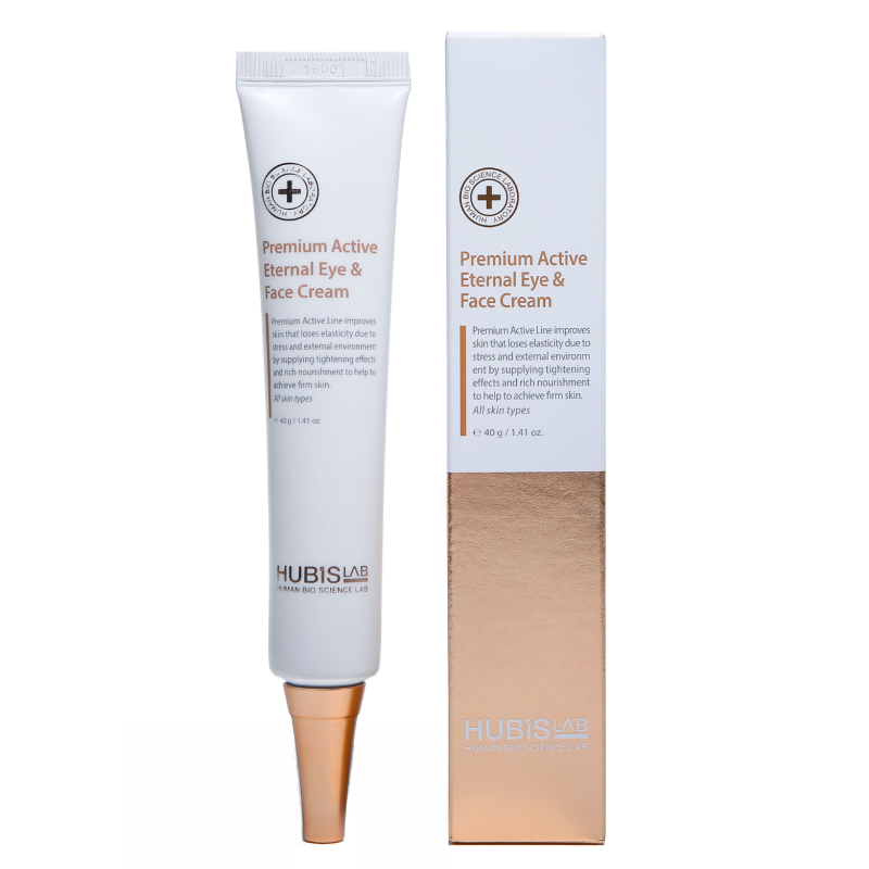 HUBISLAB Premium Active Eternal Eye & Face Cream | Lifting and Restorative Cream for Face and Eye Area 40 g