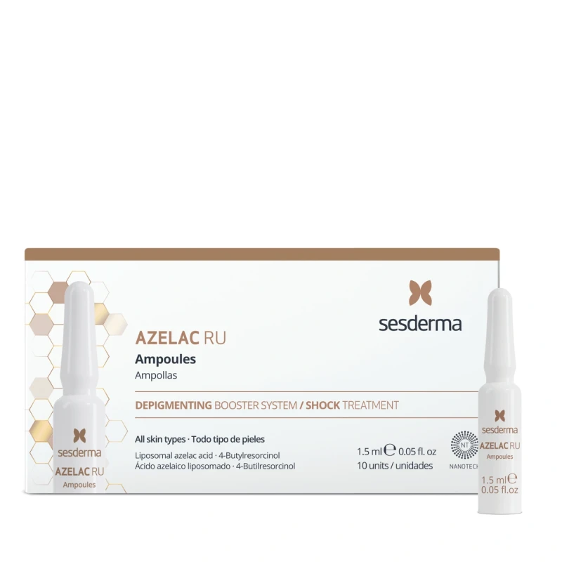 Sesderma Azelac RU Ampoules | Depigmenting Ampoules 10×1.5 ml
