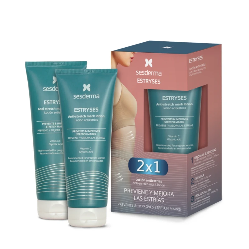 Sesderma Estryses Duo Lotion | Anti-Stretch Mark Lotion 2×200 ml