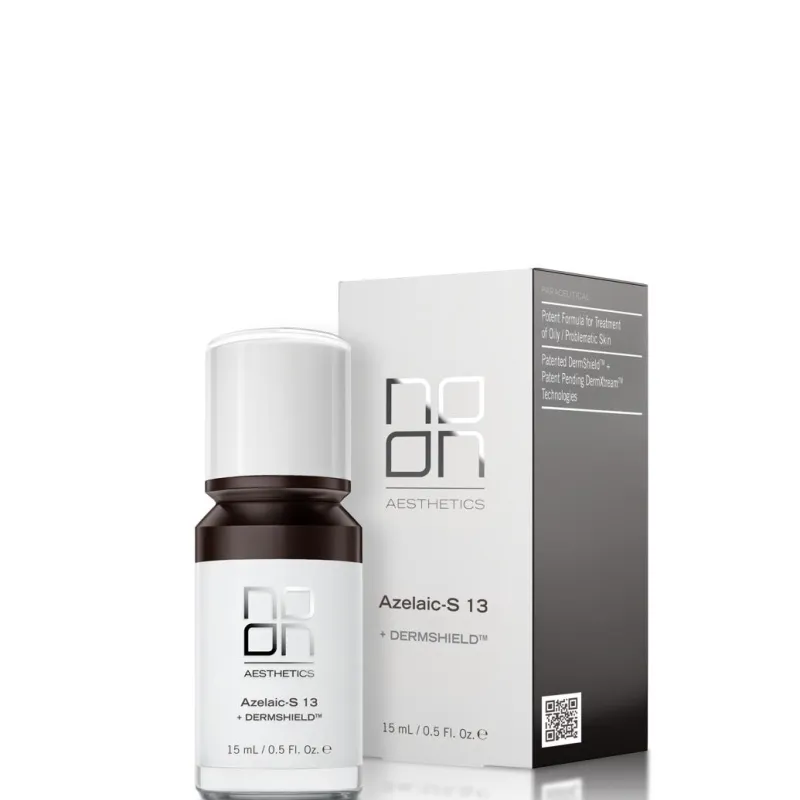 NOON Aesthetics Azelaic-S 13 | Anti-inflammatory Cream for Oily and Problematic Skin 15 ml