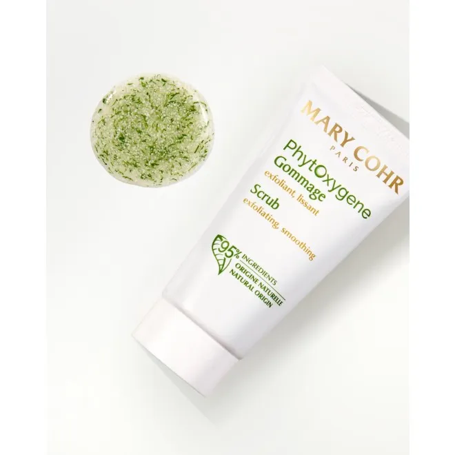 Mary Cohr PhytOxygene Gommage | Dual-Action Exfoliating Face Scrub for Dull and Tired Skin 50 ml