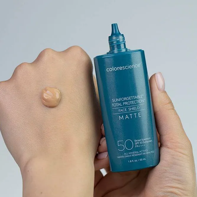 Colorescience Face Shield Matte SPF50 | Mattifying Mineral Face Sunscreen 55 ml