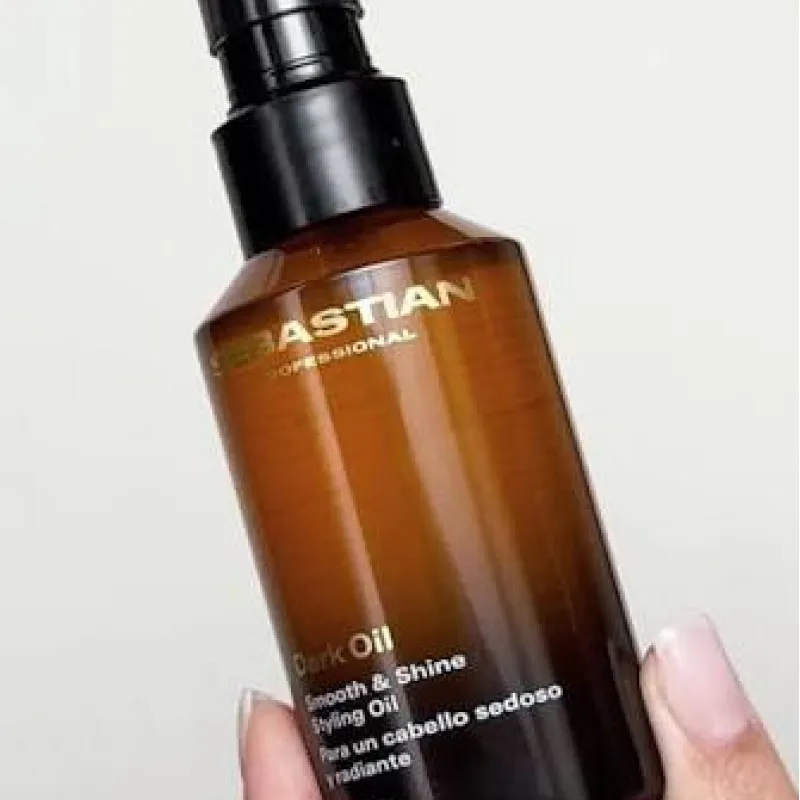 Sebastian Professional Dark Oil Smooth and Shine Styling Oil | Lightweight Hair Oil for Smoothing & Shine 100 ml
