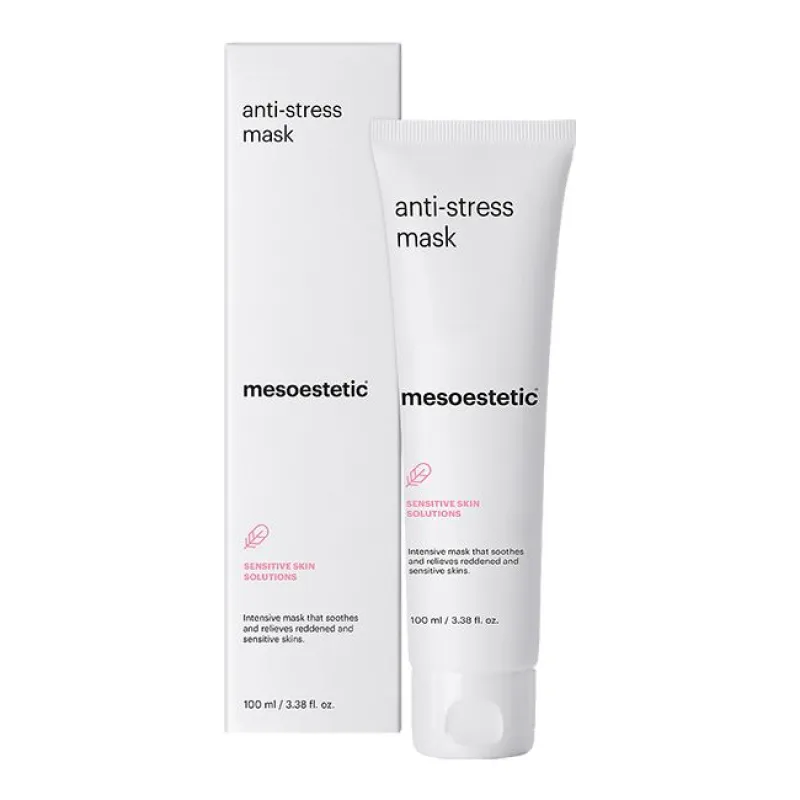 Mesoestetic Anti-Stress Mask | Intensive Soothing Face Mask for Sensitive & Reddened Skin 100 ml
