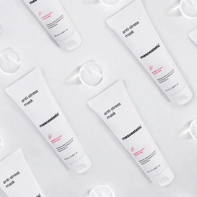 Mesoestetic Anti-Stress Mask | Intensive Soothing Face Mask for Sensitive & Reddened Skin 100 ml