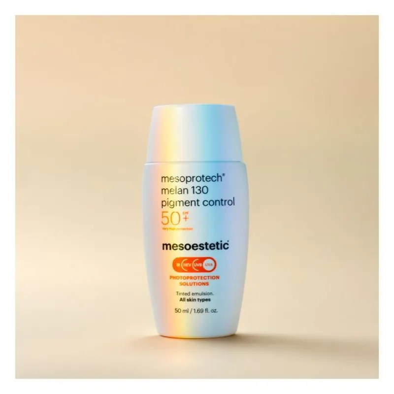 Mesoestetic mesoprotech® melan 130 pigment control | Tinted sunscreen for skin with pigmentation spots 50 ml