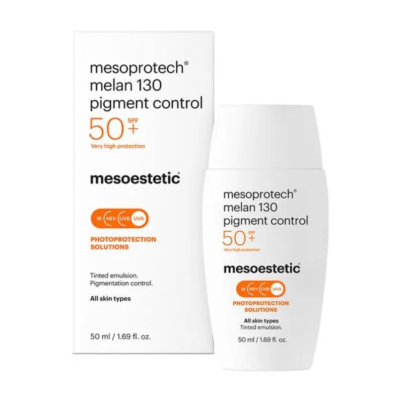Mesoestetic mesoprotech® melan 130 pigment control | Tinted sunscreen for skin with pigmentation spots 50 ml