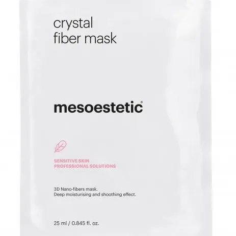 Mesoestetic Crystal Fiber Mask | Soothing & Regenerating 3D Nano-Fiber Face Mask 5 × 25 ml