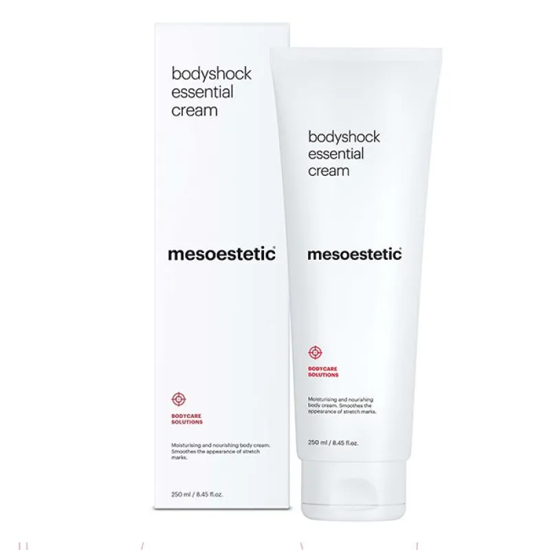 Mesoestetic bodyshock® essential cream | Moisturising & Nourishing Body Cream for Stretch Mark Reduction 250 ml