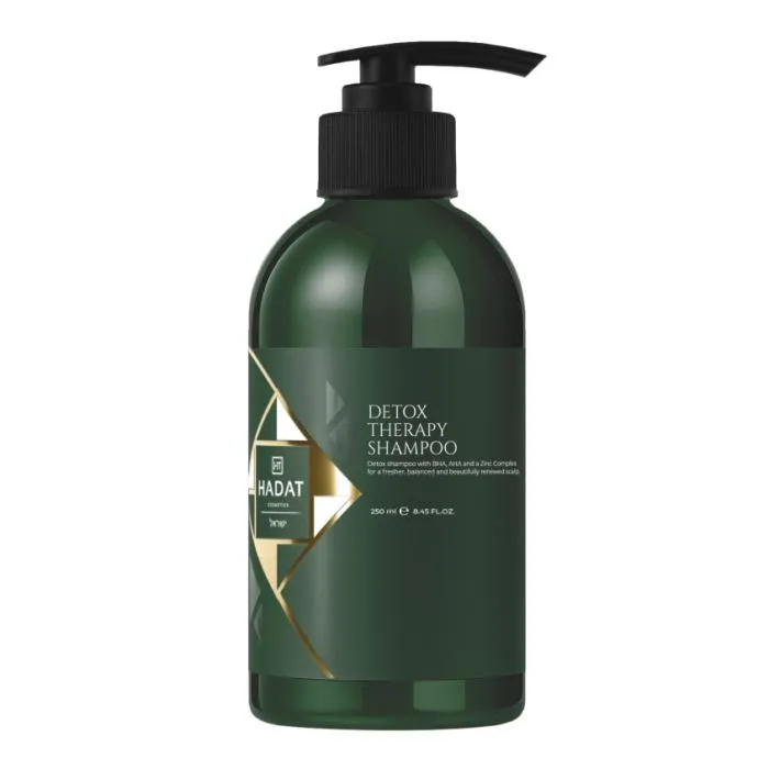 Hadat Cosmetics Detox Therapy Shampoo | Detoxifying shampoo for deep yet gentle scalp cleansing 50 ml / 250 ml / 800 ml