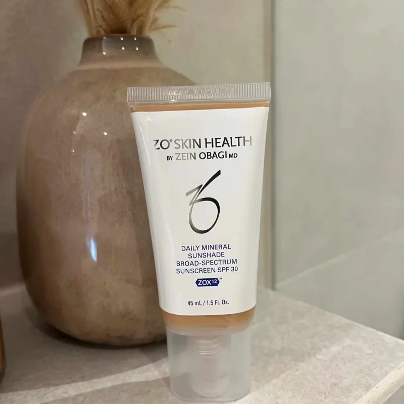 ZO Skin Health Daily Mineral SunShade Broad Spectrum SPF 30 – Light | Mineral Tinted Face Sunscreen, Shade Light, 45 ml