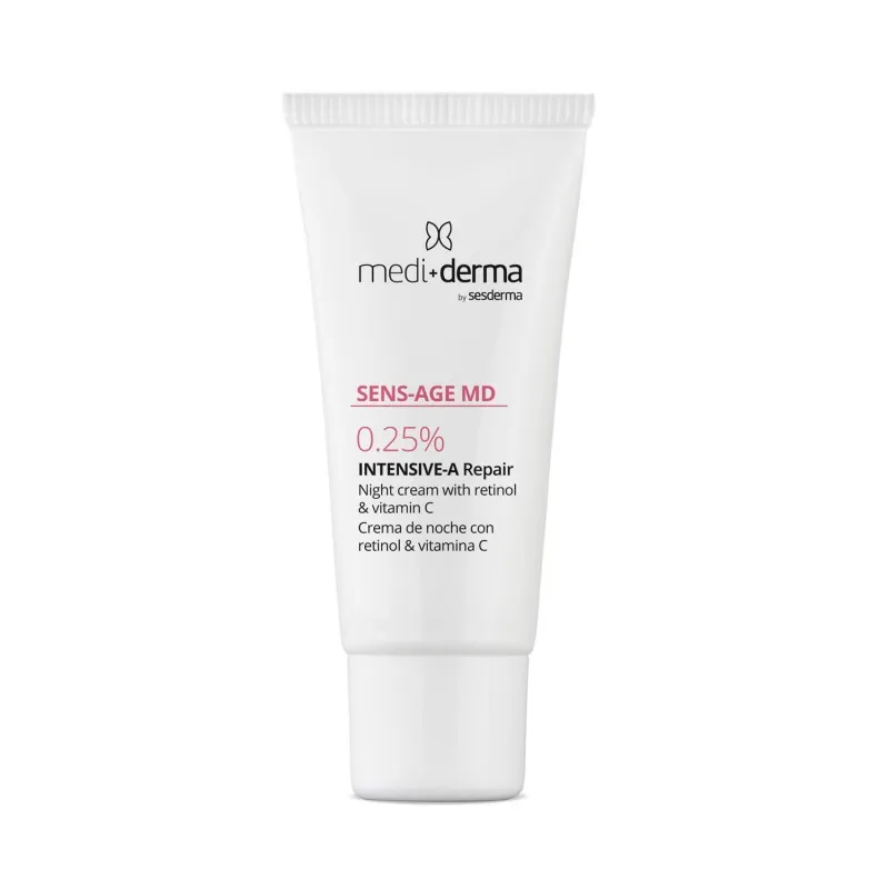 Mediderma Sens-Age MD Intensive-A Repair 0.25% 30 ml | Night Cream with Retinol