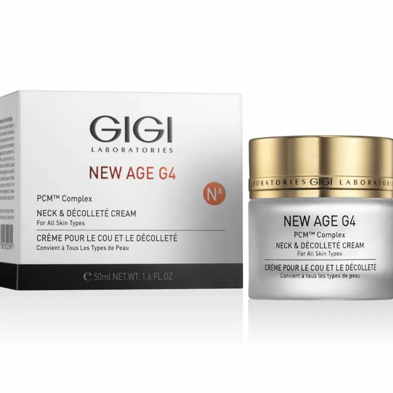 GIGI New Age G4 Neck & Decollete Cream | Anti-Ageing Neck & Decolletage Cream 50 ml