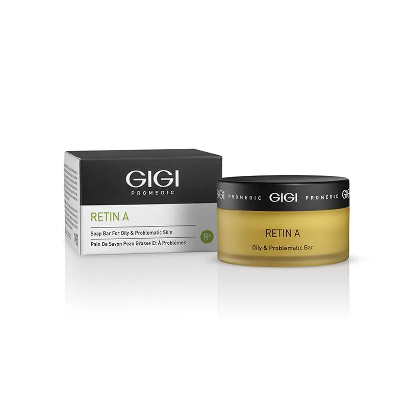 GIGI Retin A Oily Skin Soap Bar | Cleansing Facial Soap for Oily Skin 100 g