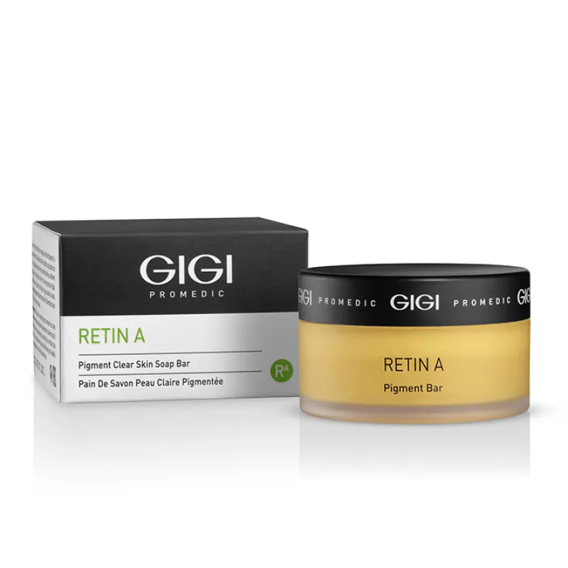 GIGI Retin A Pigment Clear Skin Soap Bar | Cleansing Facial Soap for Pigmentation 100 g