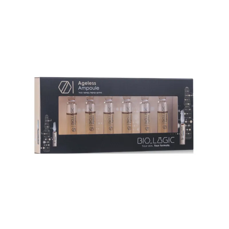 BIOFOR Biologic Ageless | Anti-Ageing Ampoules with Biomimetic Peptides, 6 × 2 ml