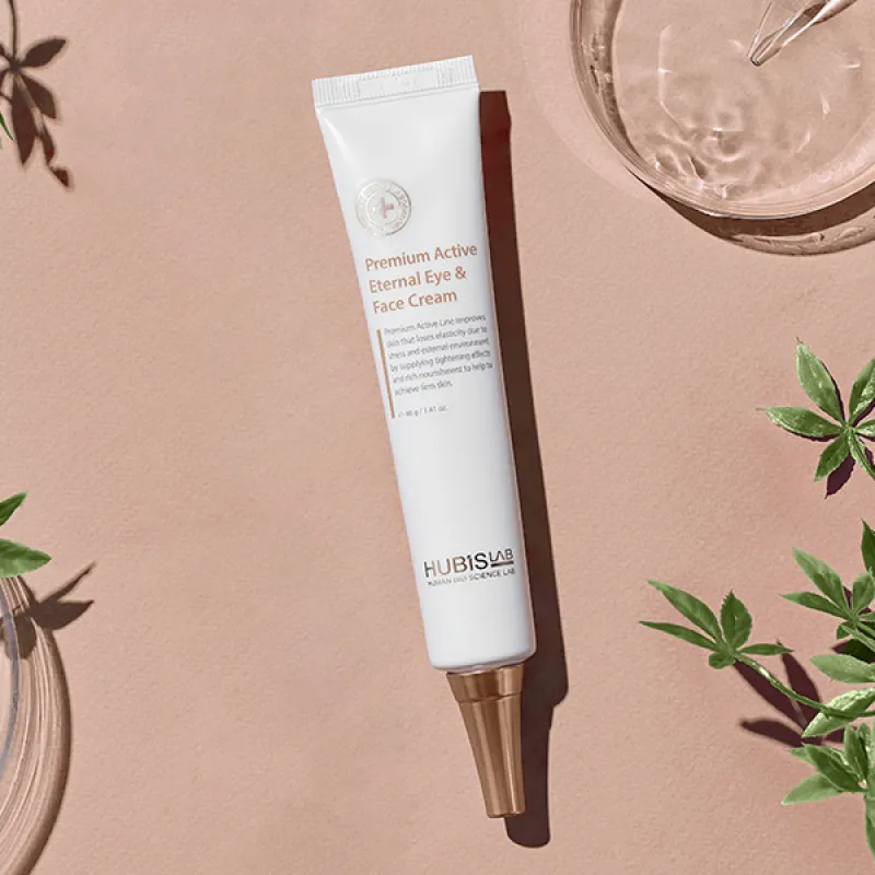 HUBISLAB Premium Active Eternal Eye & Face Cream | Lifting and Restorative Cream for Face and Eye Area 40 g