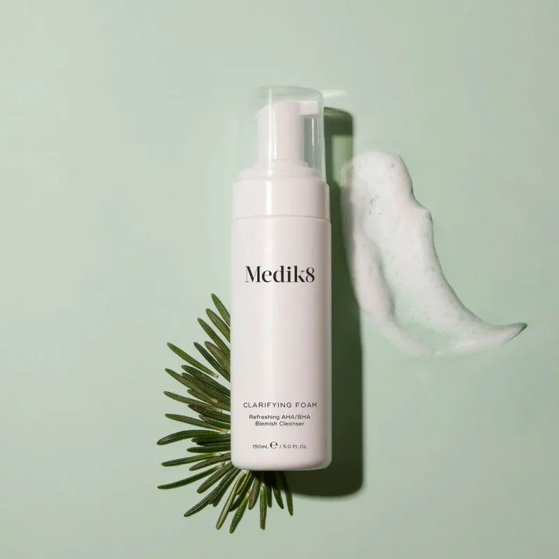 Medik8 Clarifying Foam | Cleansing AHA/BHA Foam for Problem Skin 150 ml