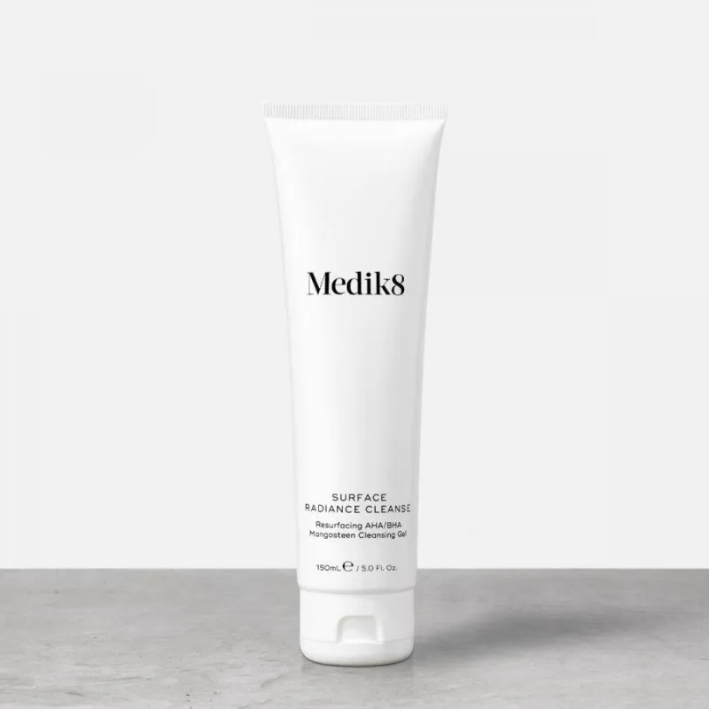 Medik8 Surface Radiance Cleanse | Cleansing AHA/BHA Gel for Radiant Skin 150 ml