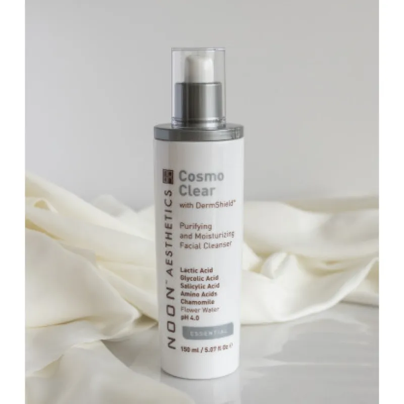 NOON Aesthetics Cosmo Clear | Deep Cleansing Facial Cleanser with AHA + BHA acids 150 ml