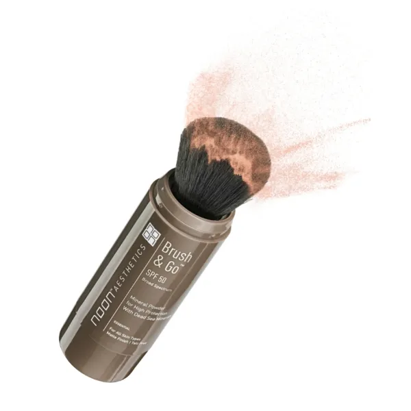 Noon Aesthetics Brush & Go SPF 50 | Mineral Powder 2 × 5 ml