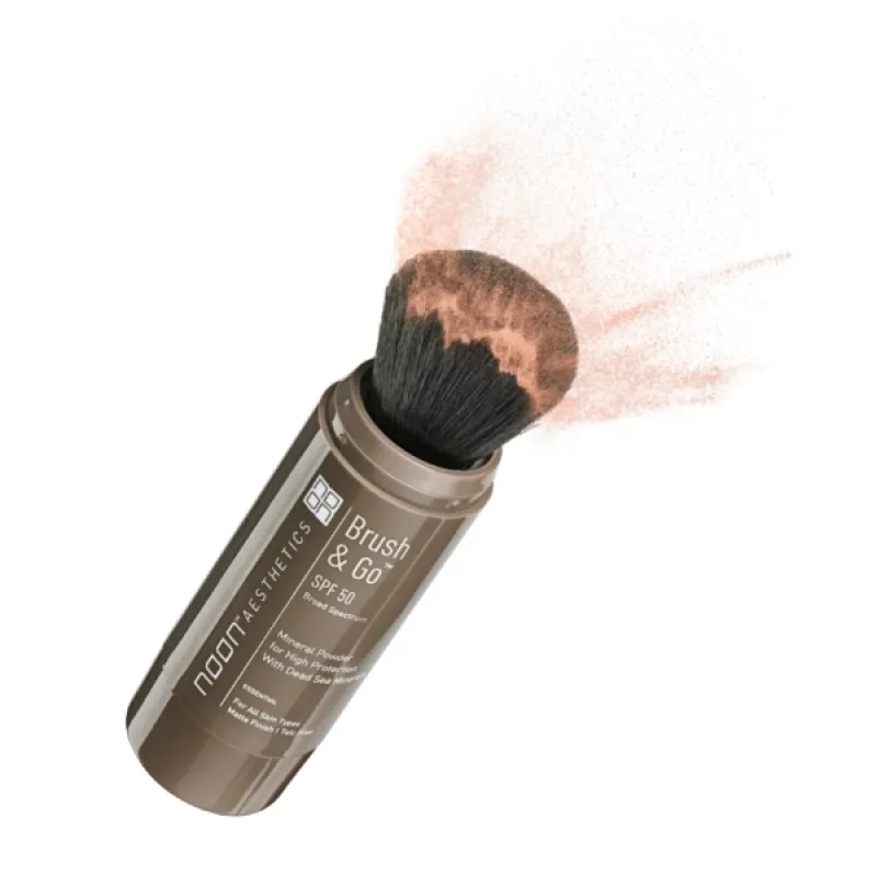 Noon Aesthetics Brush & Go SPF 50 | Mineral Powder 2 × 5 ml