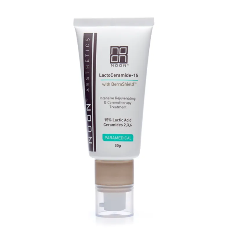 NOON Aesthetics LactoCeramide-15 | 15% Lactic Acid Cream for Intensive Skin Renewal and Lipid Barrier Repair 50 ml