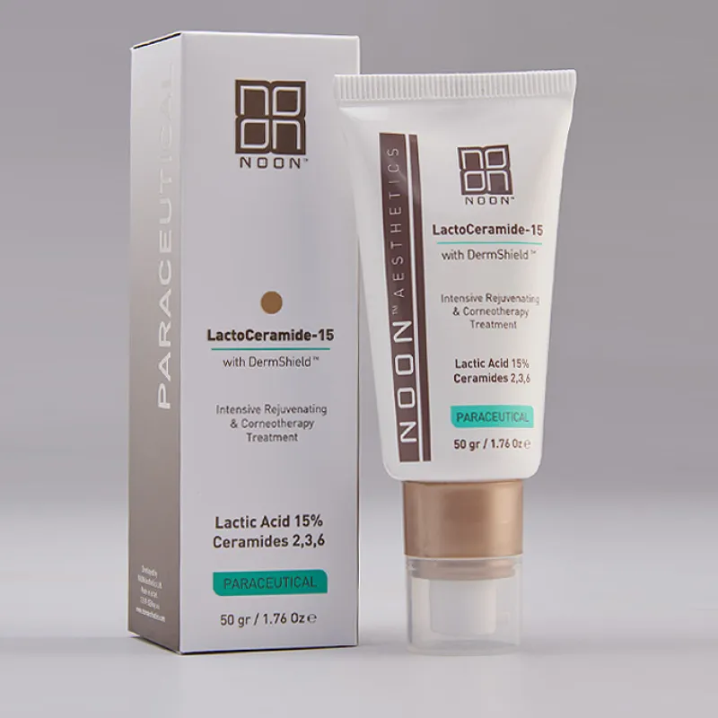 NOON Aesthetics LactoCeramide-15 | 15% Lactic Acid Cream for Intensive Skin Renewal and Lipid Barrier Repair 50 ml
