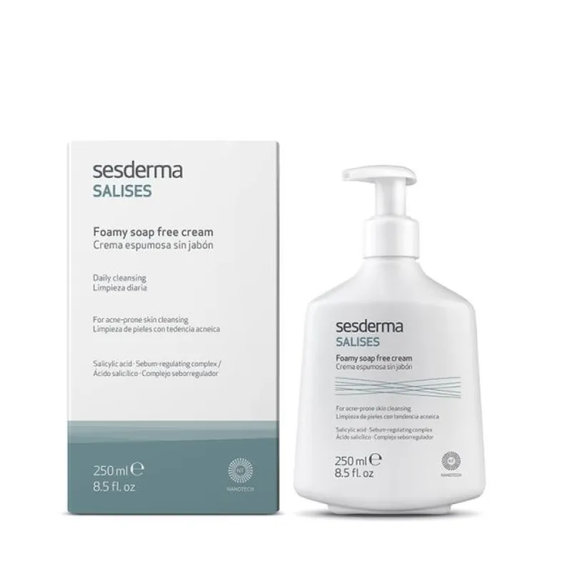Sesderma Salises Foamy Soap-Free Cleanser | Foaming Soap-Free Cleansing Lotion 250 ml