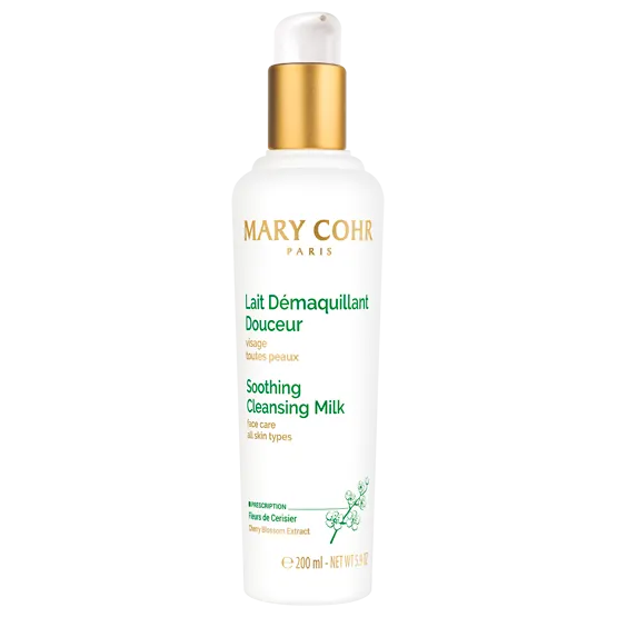 Mary Cohr Soothing Cleansing Milk | Gentle Soothing Cleansing Milk for Face & Makeup Removal 200 ml