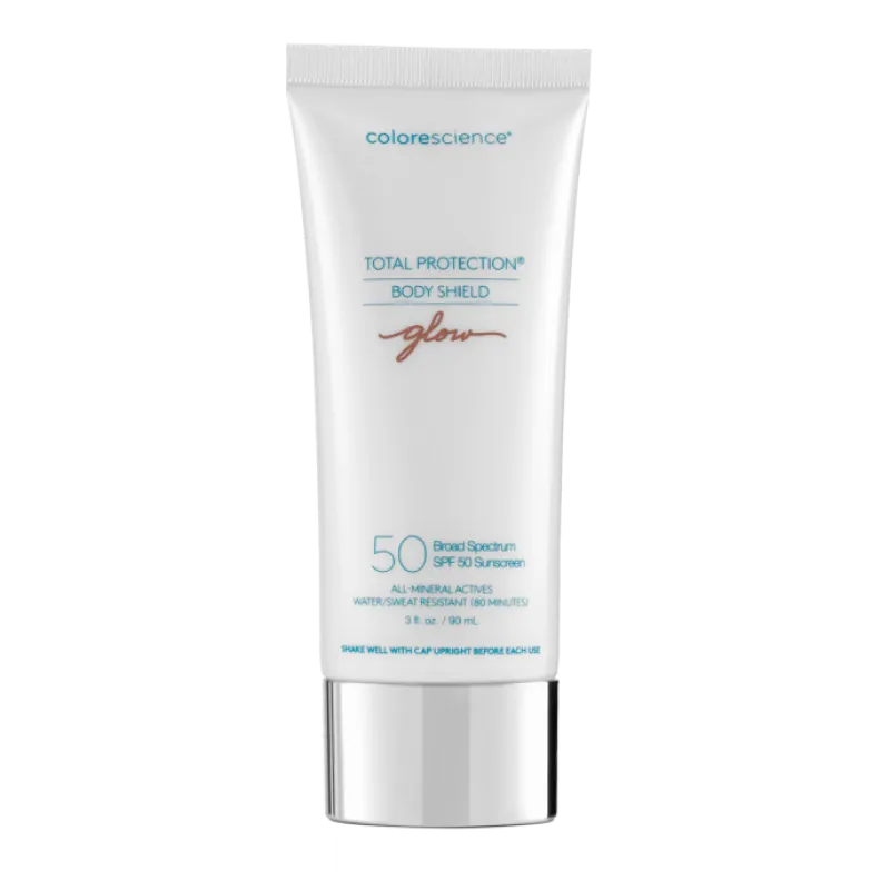 Colorescience Total Protection® Body Shield Glow SPF 50 | Mineral Body SPF with Radiant Glow 90 ml