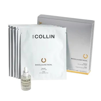 G.M. COLLIN Biocellulose Facial Mask | Biocellulose Sheet Mask Set with Activating Serum 5 pcs + 7 ml